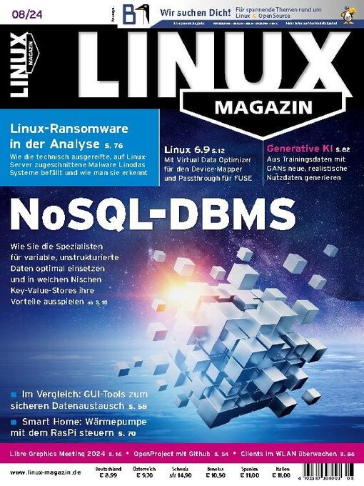 Title details for Linux Magazin germany by Computec Media GmbH - Available